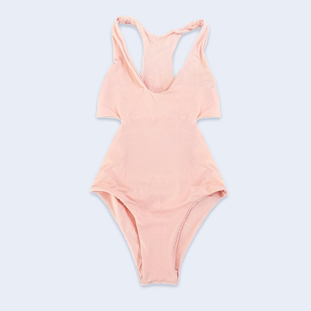 🍭Sale🍭 CUPSHE Light Pink One Piece Monokini